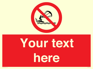 Custom No kite surfing